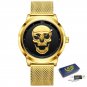 All yellow M_Sport Mens Watches Top Brand Luxury Quartz Watch For Men Stainless Steel Waterproof Clo
