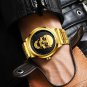 All yellow M_Sport Mens Watches Top Brand Luxury Quartz Watch For Men Stainless Steel Waterproof Clo