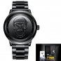 Black S_Sport Mens Watches Top Brand Luxury Quartz Watch For Men Stainless Steel Waterproof Clock Ma