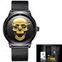 Gold M_Sport Mens Watches Top Brand Luxury Quartz Watch For Men Stainless Steel Waterproof Clock Mal