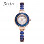 Sapphire_Brand SUNKTA Women Watches Sapphire Top Luxury Watch Woman Quartz Waterproof Women's Wristw