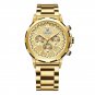 Yellow_2023 Wrist Watch Men Waterproof Chronograph Military Army Stainless Steel Male Clock Top Br