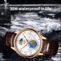 Silver black_2021  Fashion Leather Mens Watches Top Brand Luxury Quartz Gold Watch For Men Sport Wat