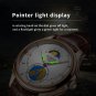 Silver black_2021  Fashion Leather Mens Watches Top Brand Luxury Quartz Gold Watch For Men Sport Wat
