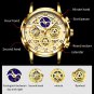 All yellow_2022   Sport Men Watch Top Brand Luxury Gold Stainless Steel Quartz Wrsit Watch Men Fashi