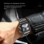 Steel Silver blue_2021 Luxury Brand Men Watch Military Digital Sport Wristwatch Mens Steel Strap Wa