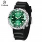 Silver green_2022 Fashion Mens Watches Fox Top Brand Luxury 5ATM Sports Waterproof Watch for Men Qu