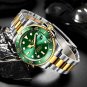 Silver blue_2021 Men Mechanical Wristwatch Stainless Steel Clocks Watch Top Brand Luxury Military S