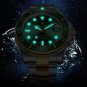 Silver blue_2021 Men Mechanical Wristwatch Stainless Steel Clocks Watch Top Brand Luxury Military S