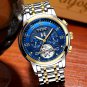 gold black_Mens Watches Top Brand Luxury Automatic Mechanical Watch Men Full Steel Business Waterpro
