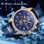Rose gold white_2022 Men's Watches Top Brand Luxury Men Wrist Watch Leather Quartz Watch Sports Wat