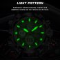 All black_Luxury Brand Fox Digital Sport Watch For Men Steel Band Waterproof Chronograph Alarm Clock