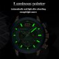 Gold blue_2023  Blue Leather Mens Watches Top Brand Luxury Quartz Watch For Men Fashion  Clock Male 