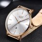 Black blue_Womens Watches Top Brand Luxury Waterproof Watch Fashion Ladies Stainless Steel Ultra-Thi