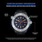Silver brown_2023 FeelNever Sport Dive Men's Mechanical Watch For Men Stainless Steel Sapphire Cryst