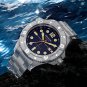 Silver brown_2023 FeelNever Sport Dive Men's Mechanical Watch For Men Stainless Steel Sapphire Cryst