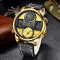 Black_FOX Business Watch For Men Luxury Quartz Wristwatch Mens Sport Waterproof Electronic Clock Dua