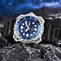Silver blue_2023 Fashion Mens Watches Fox Top Brand Luxury Big Dial Sports Watch for Men Waterproof
