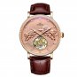 Multicolor_FOX Brand 3D Bullfighting Classic Mens Retro Watches Automatic Mechanical Watch Genuine L