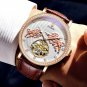 Multicolor_FOX Brand 3D Bullfighting Classic Mens Retro Watches Automatic Mechanical Watch Genuine L