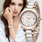 Rose gold white_Brand Sunkta Women Watch 2020 Fashion Ladies Ceramic Wrist Watch Women Dress Watches