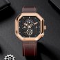 All black_2022 Business Leather Watch For Men Top Brand Luxury Mens Watches Waterproof Quartz Wrsitw