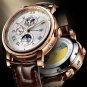 Silver blue_2023 TEVISE Business Waterproof Mens Mechanical Watches Top Brand Luxury Leather Watch F