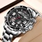 Black_Brand Fox Digital Mens Watches Top Luxury Sport Steel Quartz Watch For Men Military Waterproof