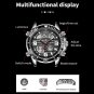 Blue_Brand Fox Digital Mens Watches Top Luxury Sport Steel Quartz Watch For Men Military Waterproof 