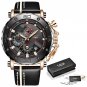 Rose gold black_2022 Men Watch Top Brand Luxury Fashion Military Quartz Watch Men Silicagel Waterpr
