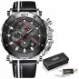 Silver black_2022 Men Watch Top Brand Luxury Fashion Military Quartz Watch Men Silicagel Waterproof