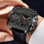 Green_Brand FOX 2021 Watches For Men Luxury Brand Sport Leather Watch Men Quartz Wristwatch Waterpro