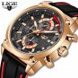 Silver white_Watch Top Brand Mens Watches With Chronograph Sports Waterproof Clock Man Watches Milit