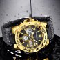 Silver blue_Luxury LCD Display Men Wristwatches Luminous Sport Man Watch Waterproof Military Quartz