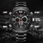Blue_2021  Brand Fox Watch For Men Carbon Fiber Case Sport Quartz Mens Watches Military Waterproof D