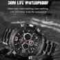 Blue_2021  Brand Fox Watch For Men Carbon Fiber Case Sport Quartz Mens Watches Military Waterproof D