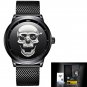 Silver M_2023 Men Watch Business Date Watch for Men Luxury Sport Quartz Watches Waterproof Luminou