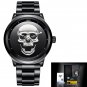 Silver S_2023 Men Watch Business Date Watch for Men Luxury Sport Quartz Watches Waterproof Luminou