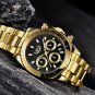 Rose white_2023 Military Sport Mens Watches Top Brand Luxury Gold Quartz Watch For Men Stainless St