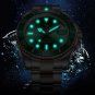 Silver blue_2022   Watch Men Fashion Sport Diving Watch Automatic Mechanical Tourbillon Clock 100ATM
