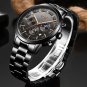 black rose blue S_2021 Fashion Mens Watches Top Brand Luxury Business Watch Men Stainless Steel Wa