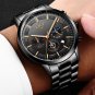 black rose blue S_2021 Fashion Mens Watches Top Brand Luxury Business Watch Men Stainless Steel Wa
