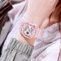blue_Sport Women Quartz Digital Watch Creative Diving Watch Ladies Waterproof Alarm Watch Dual Displ