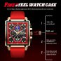 Silver white_Casual Men Watch Luxury Waterproof Luminous Chronograph Date Man Wristwatch Military Qu