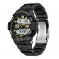 Gold_Digital Men Military Watch 50m Waterproof Wristwatch LED Quartz Clock Sport Watch Male Big Watc