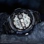 Silver black_Digital Men Military Watch 50m Waterproof Wristwatch LED Quartz Clock Sport Watch Male