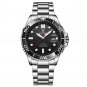Silver black_2021  Sports Watch  Top Brand Luxury Men Watches Automatic Mechanical Watch Stainless S