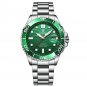 Silver green_2021  Sports Watch  Top Brand Luxury Men Watches Automatic Mechanical Watch Stainless S