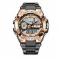 Black gold_2021  Sport Men Quartz Digital Watch Creative Diving Watches Men Waterproof Alarm Watch D