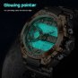 Silver black_2021  Sport Men Quartz Digital Watch Creative Diving Watches Men Waterproof Alarm Watch